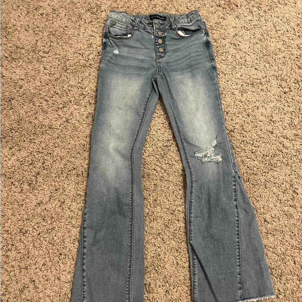Vanilla Star Light Blue Flare Jeans